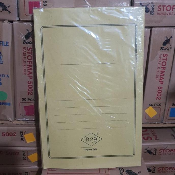 Stopmap folio isi 50 pcs kuning