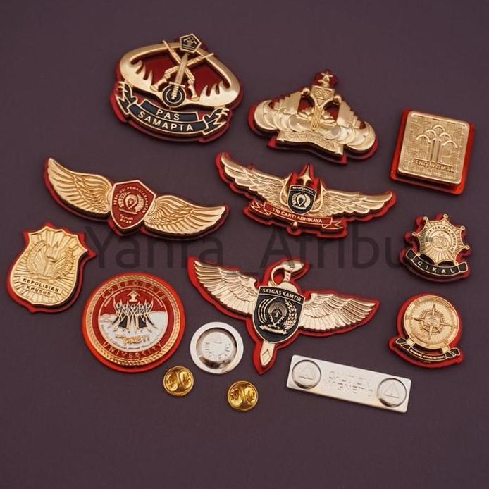 New  Pin Brevet Pas Samapta / Pengayoman Kemenkumham / Satgas Kamtib / Cata Karga / Emblem / Polsus 