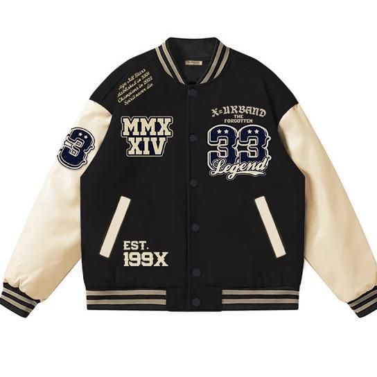 MURAH JAKET VARSITY ONE LAYER FORGOTTEN PE FLEECE 280