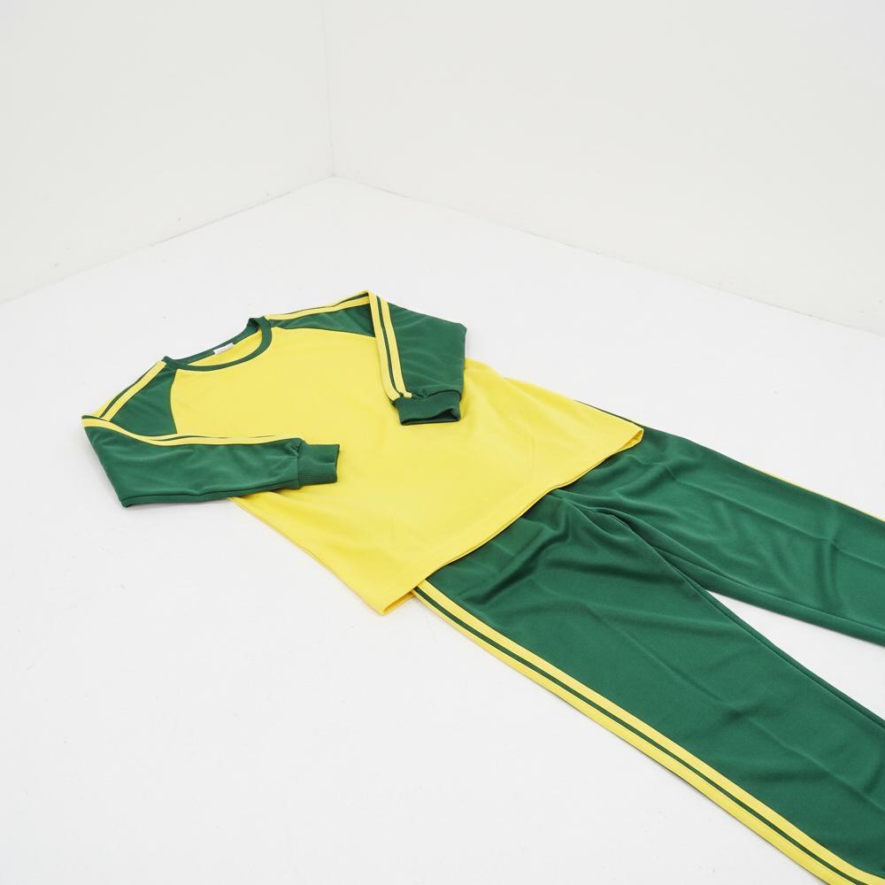 Premium Setelan Olahraga Anak Sekolah Training Tk Sd Smp Sma | Baju Olahraga Anak Murah Adem Kuning 