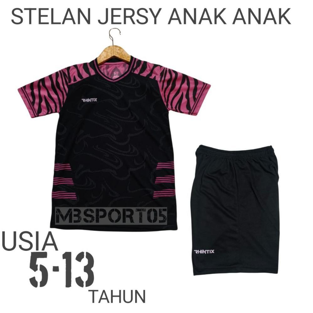 Favorit Set Baju Celana Stelan Jersy Anak Anak Unisek /Kaos Olahraga Kaos Futsal Jersy Sport