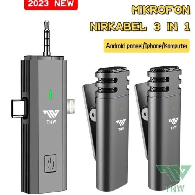 READY TNW-Y12 Microphone Wireless 3 IN 1 Microphone