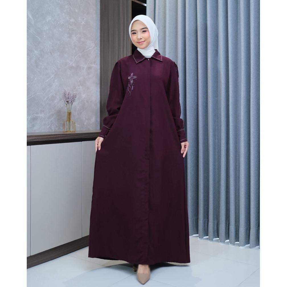 big promo maudy dress gamis bahan sabrina anti uv premium variasi swarovsky bunga gamis wanita terba