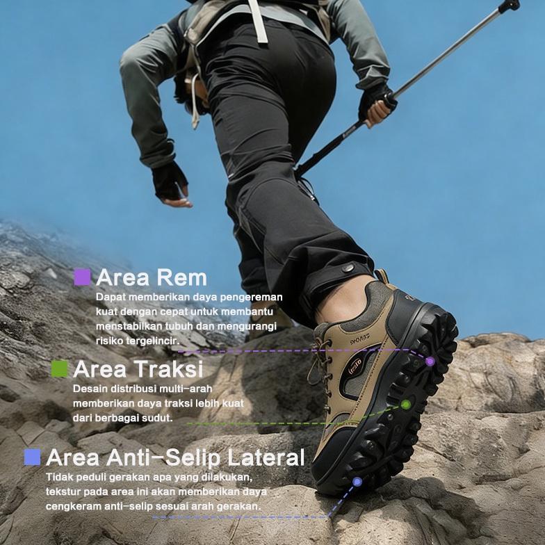 Exclusive Leedoo Sepatu Gunung Sneakers Anti Air Sport Shoes Hiking  Sepatu Gunung Hiking Mh204