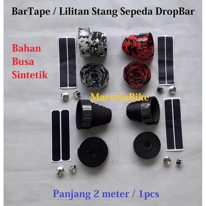 Ready Bar Tape Lilitan Stang Sepeda Balap Fixie RoadBike Carbon