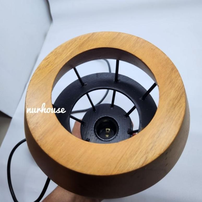 Terlaris Lampu Gantung  Kayu Hias Vintage Lampu Mini Bar Lampu Gantung Dapur Cafe  Wood