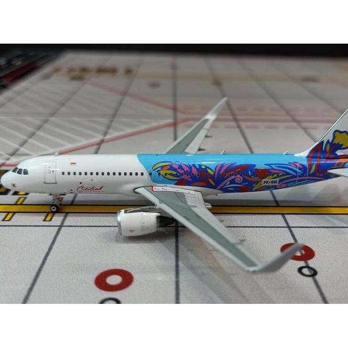 New  Citilink A320 Flowers PK-GQI Phoenix 1:400 Scale