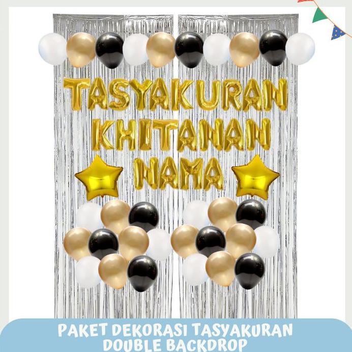 Paket Dekorasi Tasyakuran Khitanan Anak / Khitan Anak murah