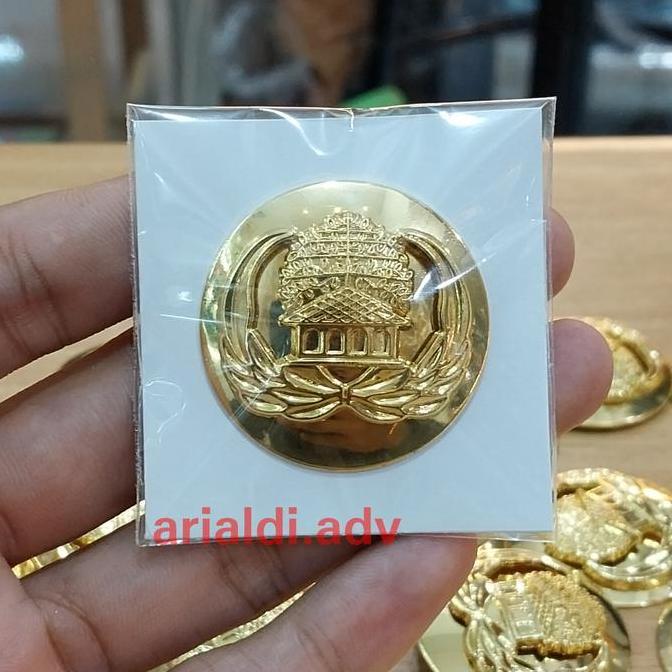 pin korpri bulat tumpuk magnet pin korpri kuningan tumpuk magnet murah