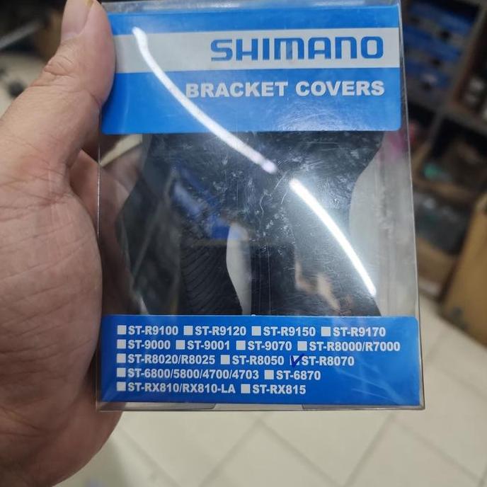 Ready Shimano Bracket Covers ST-R8070 Hood Cover Karet Brifter Ultegra Di2 Disc Brake R8070 Original