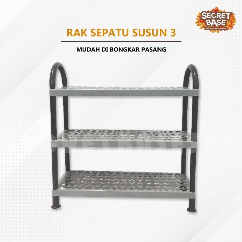 Diskont Rak Sepatu Susun - Rak Besar / Tempat Sandal / Rak Sepatu Kokoh Plastik