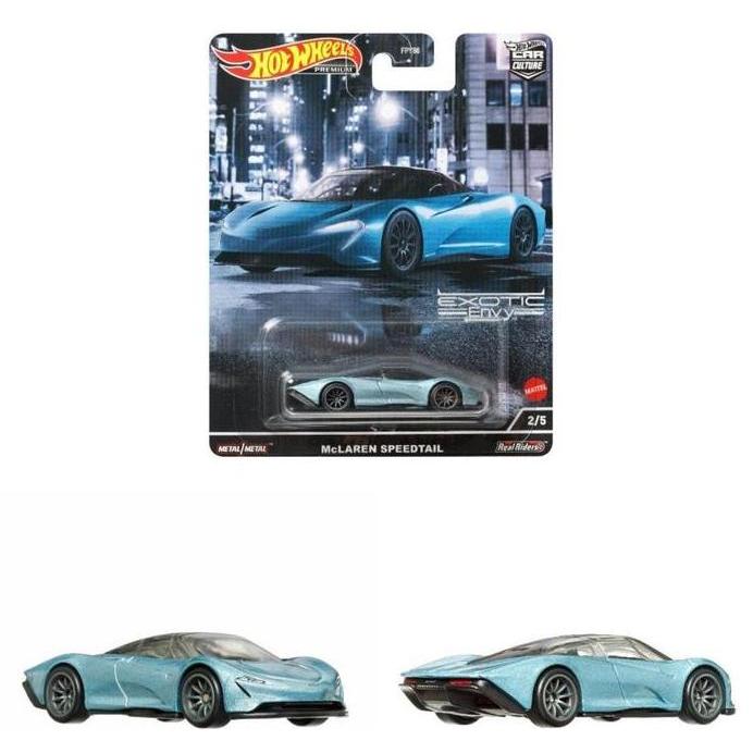 New  EXOTIC ENVY 2022 MCLAREN SPEEDTAIL HOTWHEELS HOT WHEELS DIECAST