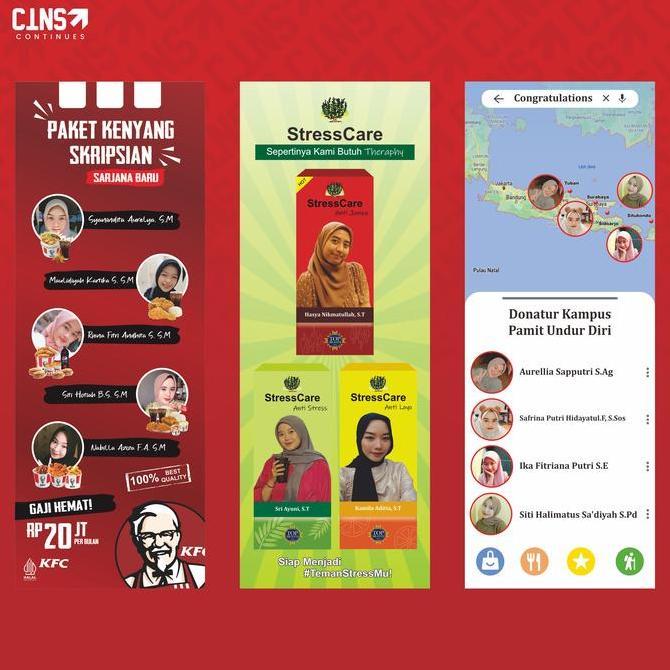 Ready  X Banner Wisuda Sidang Skripsi Custom Bisa Request Desain