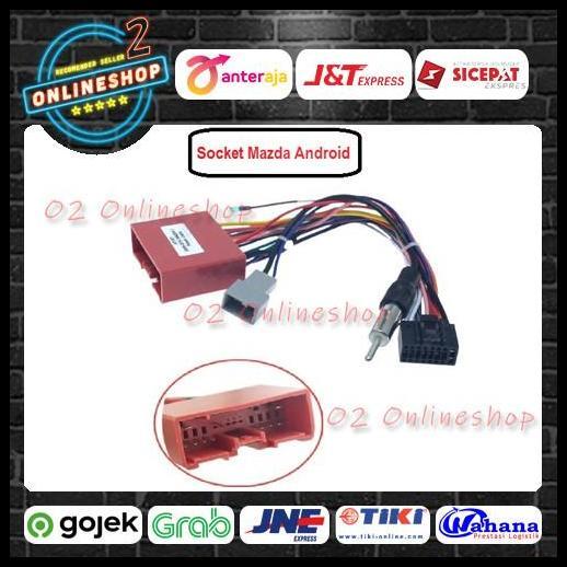 DISKON SOCKET PNP ANDROID MAZDA SOCKET TAPE MOBIL / SOKET MAZDA HU ANDROID 