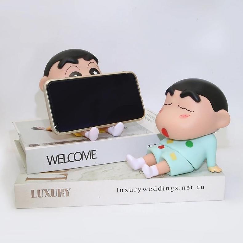 TERBARU CRAYON SHINCHAN / HOLDER PHONE / SHIN-CHAN PHONE HOLDER / SANDARAN HP / PENYANGGA HP SINCHAN