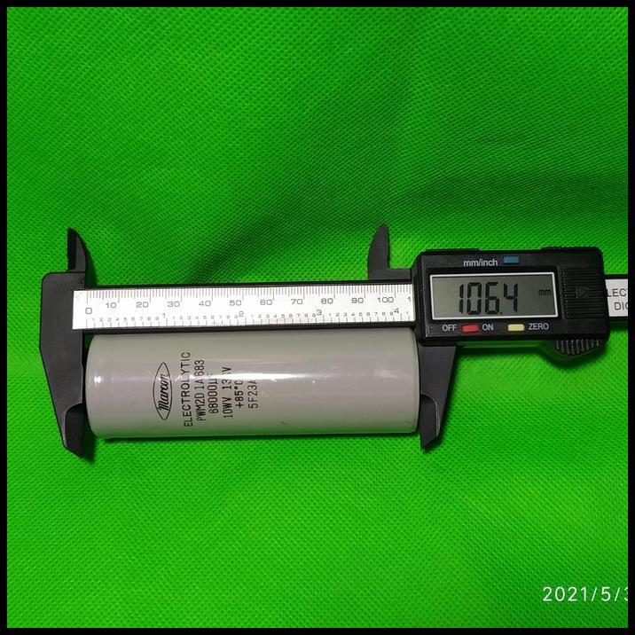 TERLARIS KAPASITOR CAPASITOR ELKO ELCO MARCON PWM2D1A683 68000UF 10V ORIGINAL 