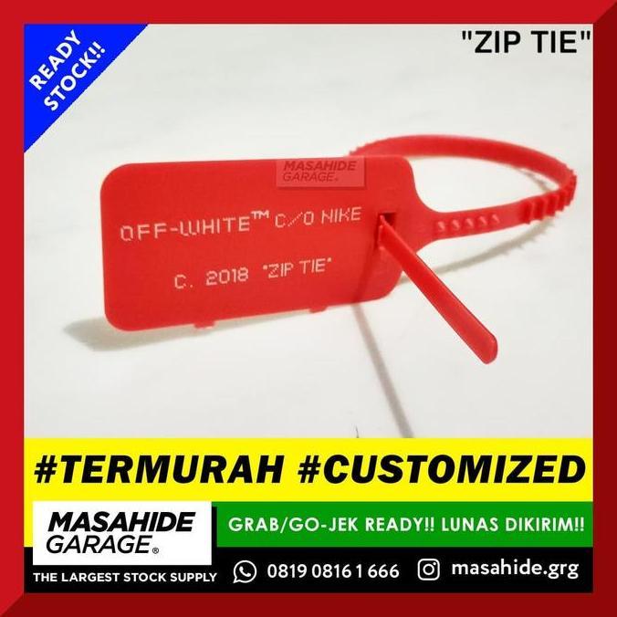 OFF WHITE ZIP TIE (NO BRAND) | OFFWHITE ZIPTIE VIRGIL ABLOH (POLOS)