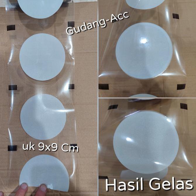 Cucinare- Seal Cup Putih Plastik Lid Cup Tulis Nama 1000 Cup / Sealer Printing