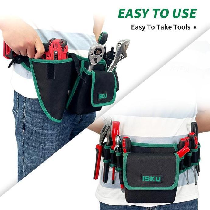 ISKU Tool Bag Pinggang Tas Perkakas Pinggang Waist Toolbag Tool Belt