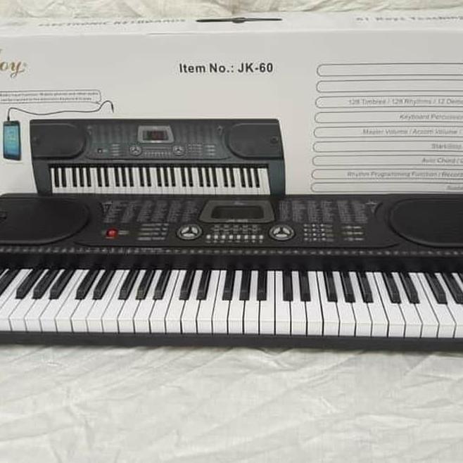 Keyboard Piano Organ Joy Jk 60 Untuk Pemula Grosir