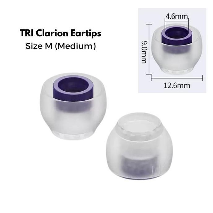 Morwe- Tri Clarion Eartips Upgrade Silicone Eartips For Iem Earphone