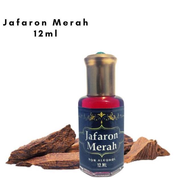 Profu- Minyak Misik Jafaron Merah Parfum Arab Asli 100% Murni Non Alkohol