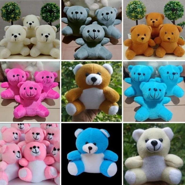 Original Boneka Teddy Bear Buket Ukuran 15 Cm Boneka Mini Bear Bahan Velboa Lembut Murah 2026