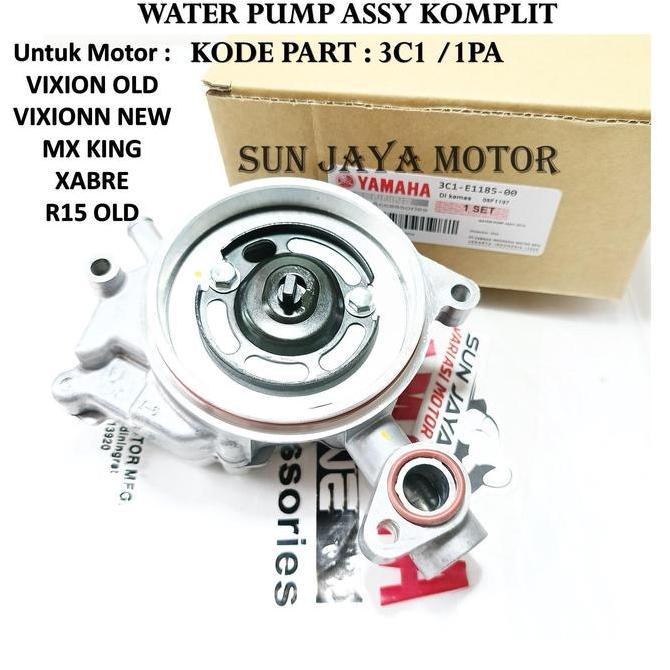 NEW WATER PUMP VIXION - WATER PUMP ASSY SET POMPA RADIATOR VIXION NEW - R15 - MX KING 1PA / 3C1 MOTO