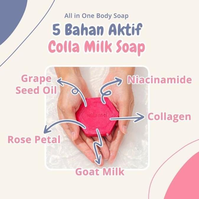 Fupp- [Sabun Witmooi] Witmooi Colla Milk Soap | Sabun Mencerahkan & Melembabkan