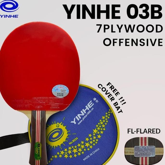 TERMURAH - Bat Pingpong Tenis Meja Yinhe 03B Premade Blade Original