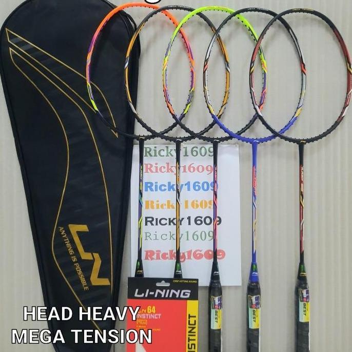RAKET BADMINTON LINING TURBO 99 (30 LBS) HEAD HEAVY - ORIGINAL LINING