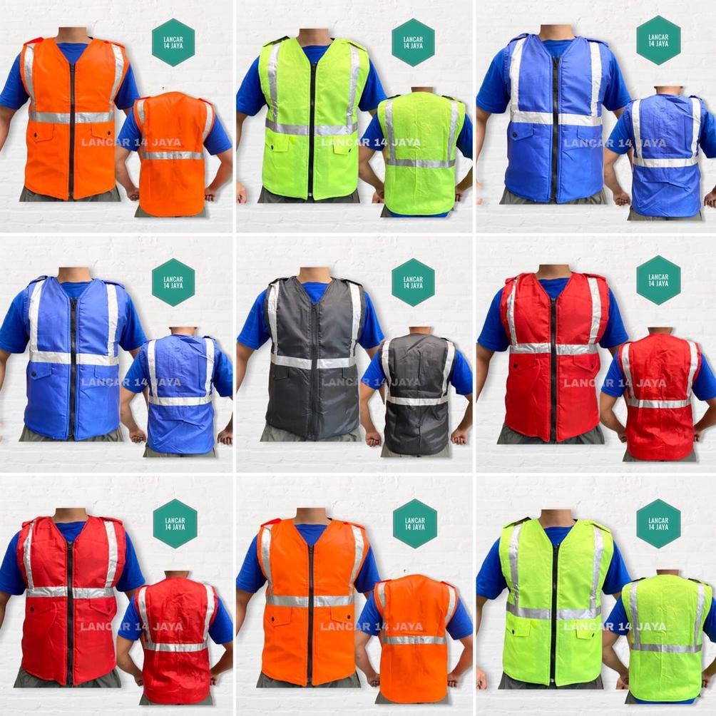 terbaru rompi parasit / parasut - rompi safety - rompi proyek - rompi ojek - rompi parkir- rompi ser