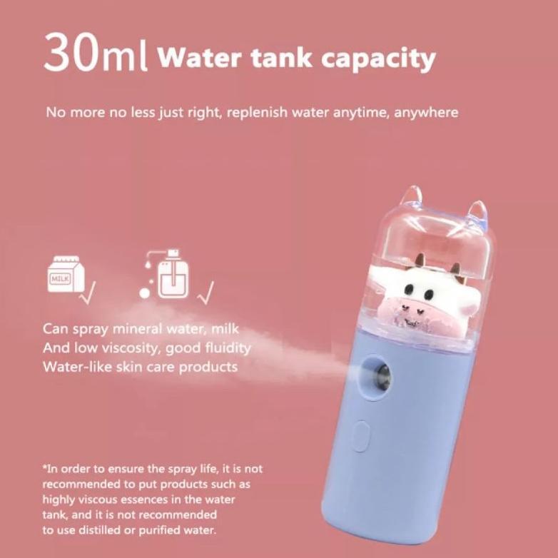 BIG PROMO [LAGI PROMO] [COD READY] Mini Nano Spray ,Mini Facial Humidifier Mist Machine Recharge Spr