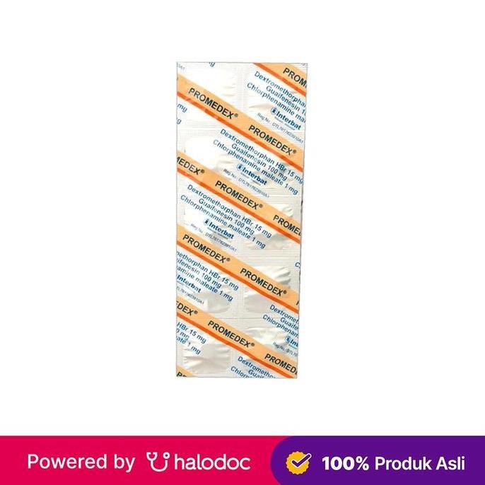 Promedex 10 Tablet - Obat Batuk & Flu - Halodoc