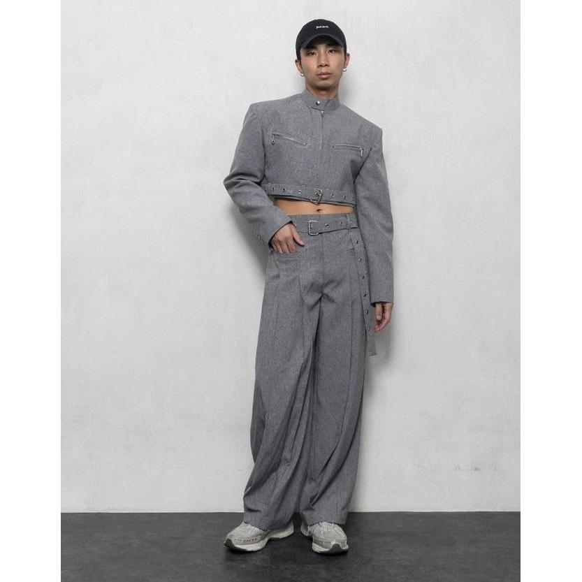Blanc Studio - Blanc Studio Double Pleated Trousers