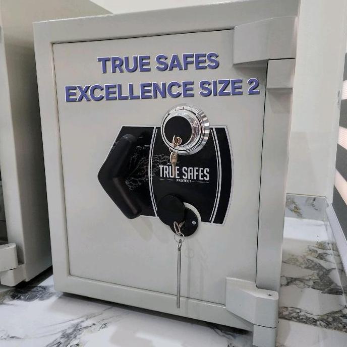 Brankas Excellence Size 2 Tinggi 60Cm Truesafes Brangkas Kecil Tahan Api Brankas Uang Besar Brankas 