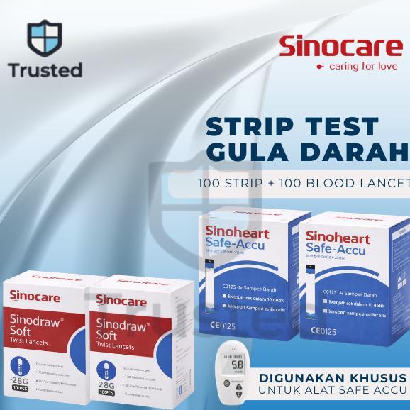 Terlaris Sinoheart Strip Gula Darah  Strip Gula Darah Stik Gula Sinoheart Accu