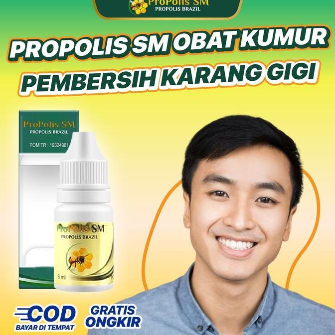 Obat Kumur Pembersih Karang Gigi Bau Mulut Pemutih Plak Propolis SM