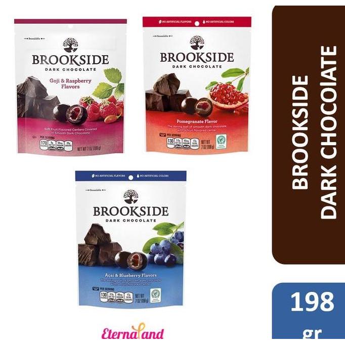 NEW BROOKSIDE DARK CHOCOLATE - COKELAT BROOKSIDE IMPOR USA ANEKA RASA ORI
