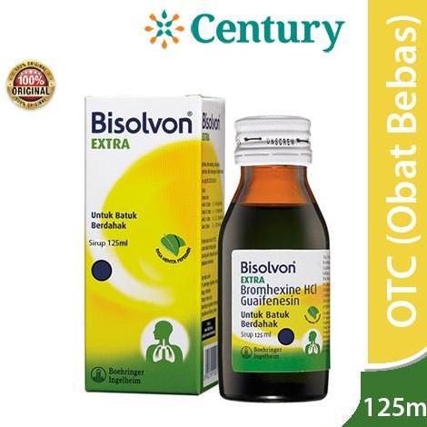 Bisolvon Extra(Pepermin) 125Ml / Obat Batuk / Batuk Berdahak