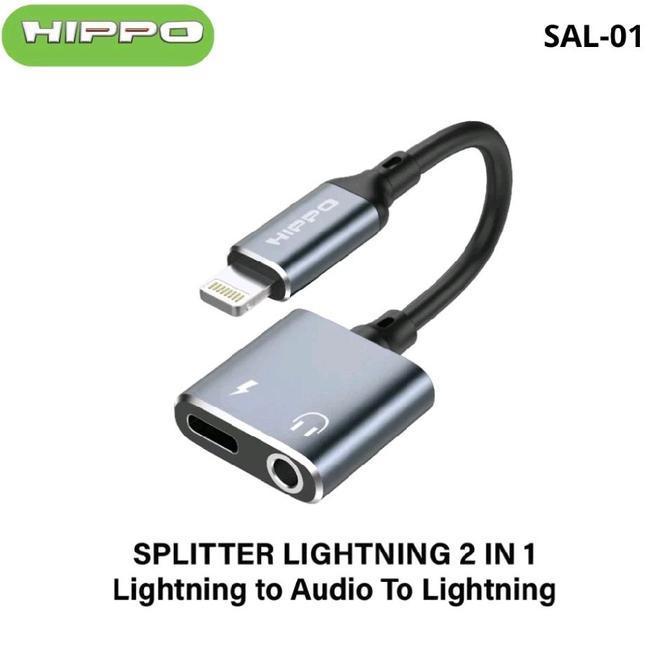 Hippo Kabel Splitter Sal01 2In1 Lhtning To Ja 3.5Mm Converter Support Pubg Charge Mic 6 7 8 X 11 12 