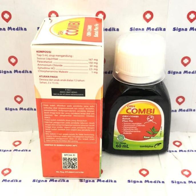 Obh Combi Batuk Plus Flu Menthol 60 Ml - Obat Batuk Pilek Dewasa