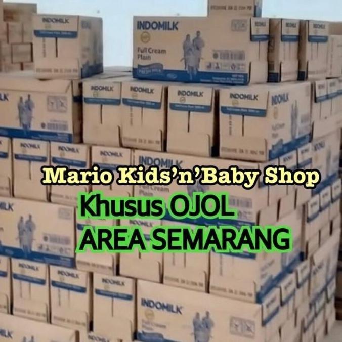 TERMURAH Susu Indomilk UHT 1L , 950ml 1 Dus / 1 Karton Ojol Only