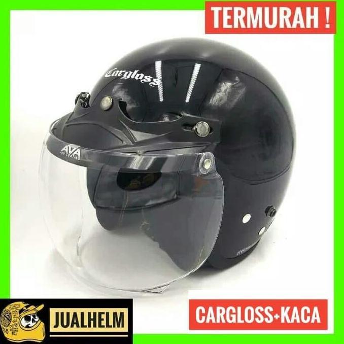 Helm Cargloss Dengan Kaca - Paketan Helm CARGLOSS