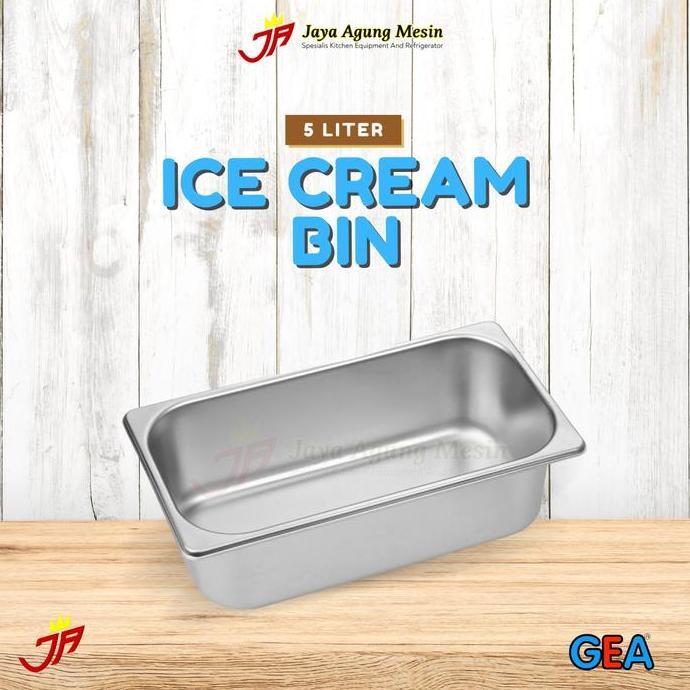 ICE CREAM BIN GEA BIN5L-S/S/Wadah Ice Cream