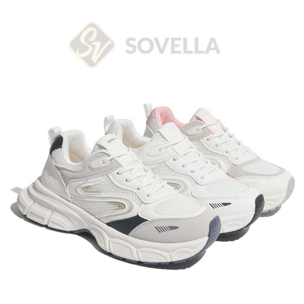 TERBARU SOVELLA Greyson Sepatu Sneakers Olahraga Wanita Putih