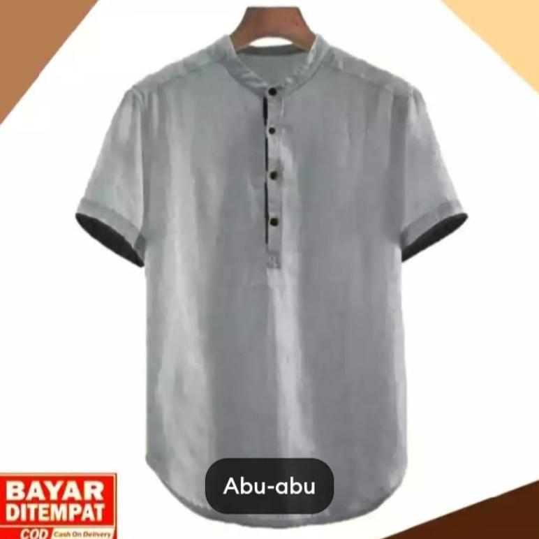 FAST DELIVERY atasan baju kemeja laki laki-laki baju koko putih anak sd-smp baju lebaran baju koko r