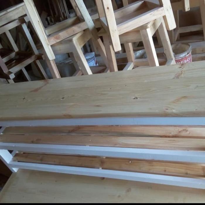 rak kayu jati belanda/rak sepatu