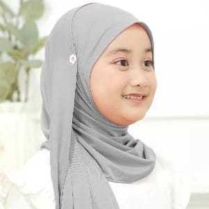 ORIGINAL PASMINA Instan Anak Oval PASMINA Iner Tutup Leher