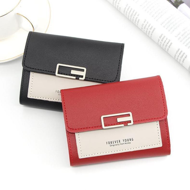 ORIGINAL COD - D5044 Dompet Lipat Forever Young Import Korea / Dompet Lipat Wanita / Dompet Mini Wan